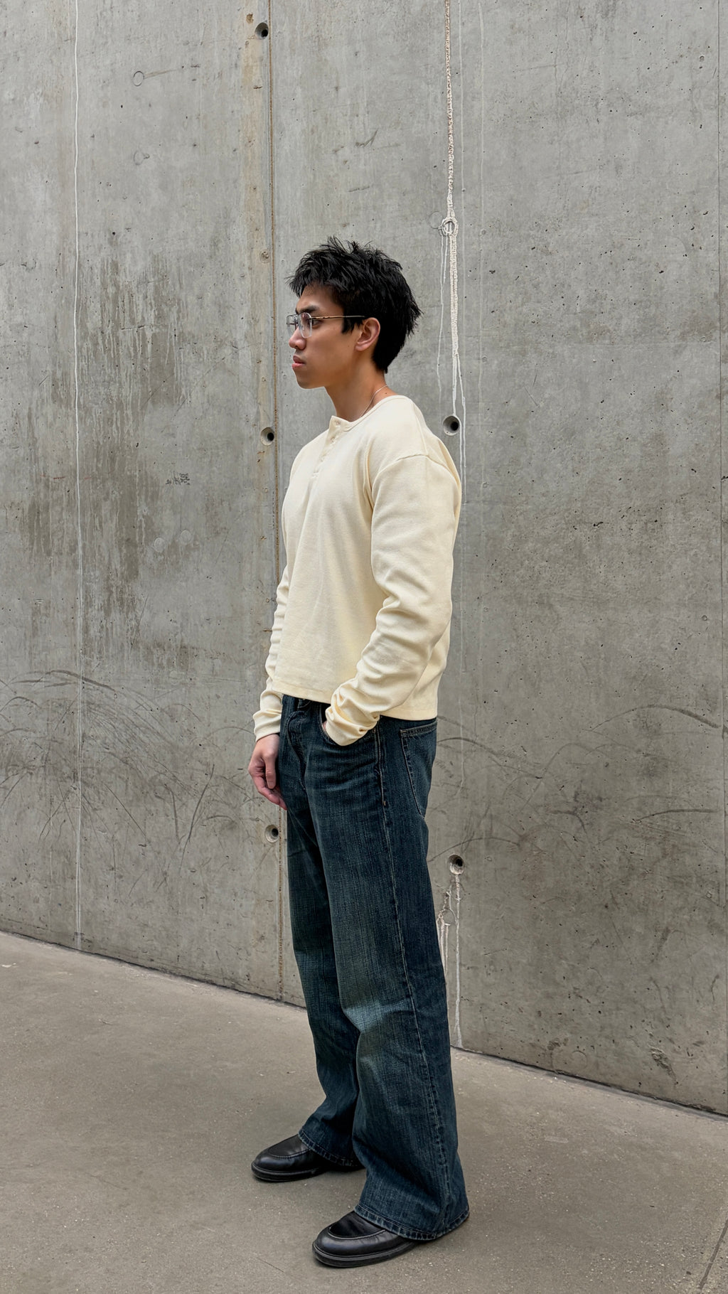 AN-01 Ribbed Henley