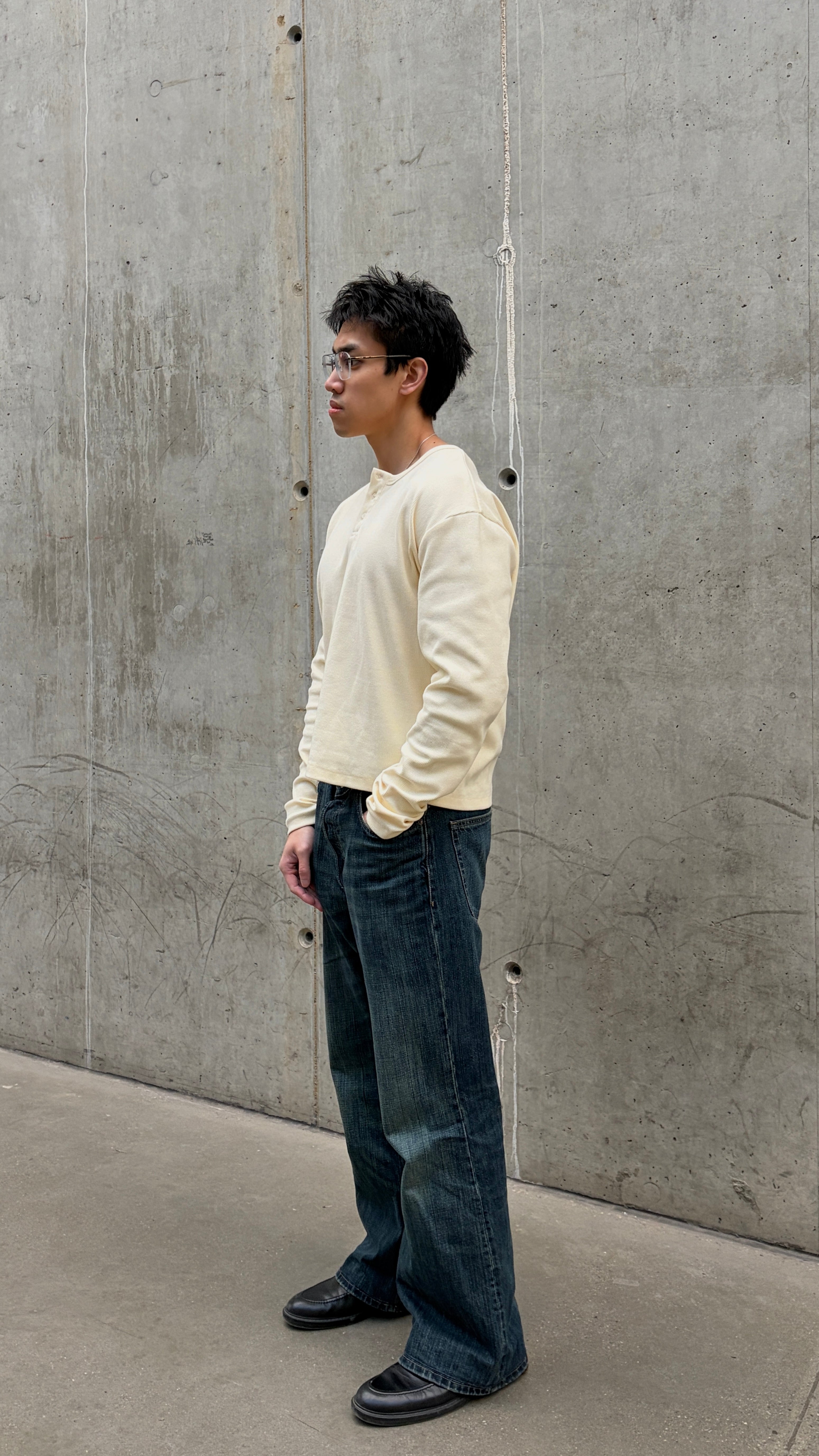 AN-01 Ribbed Henley